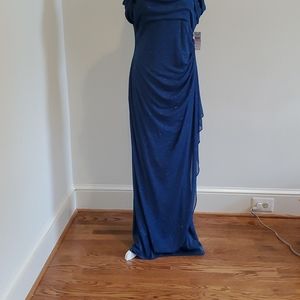 Evening glitter peacock color S 10